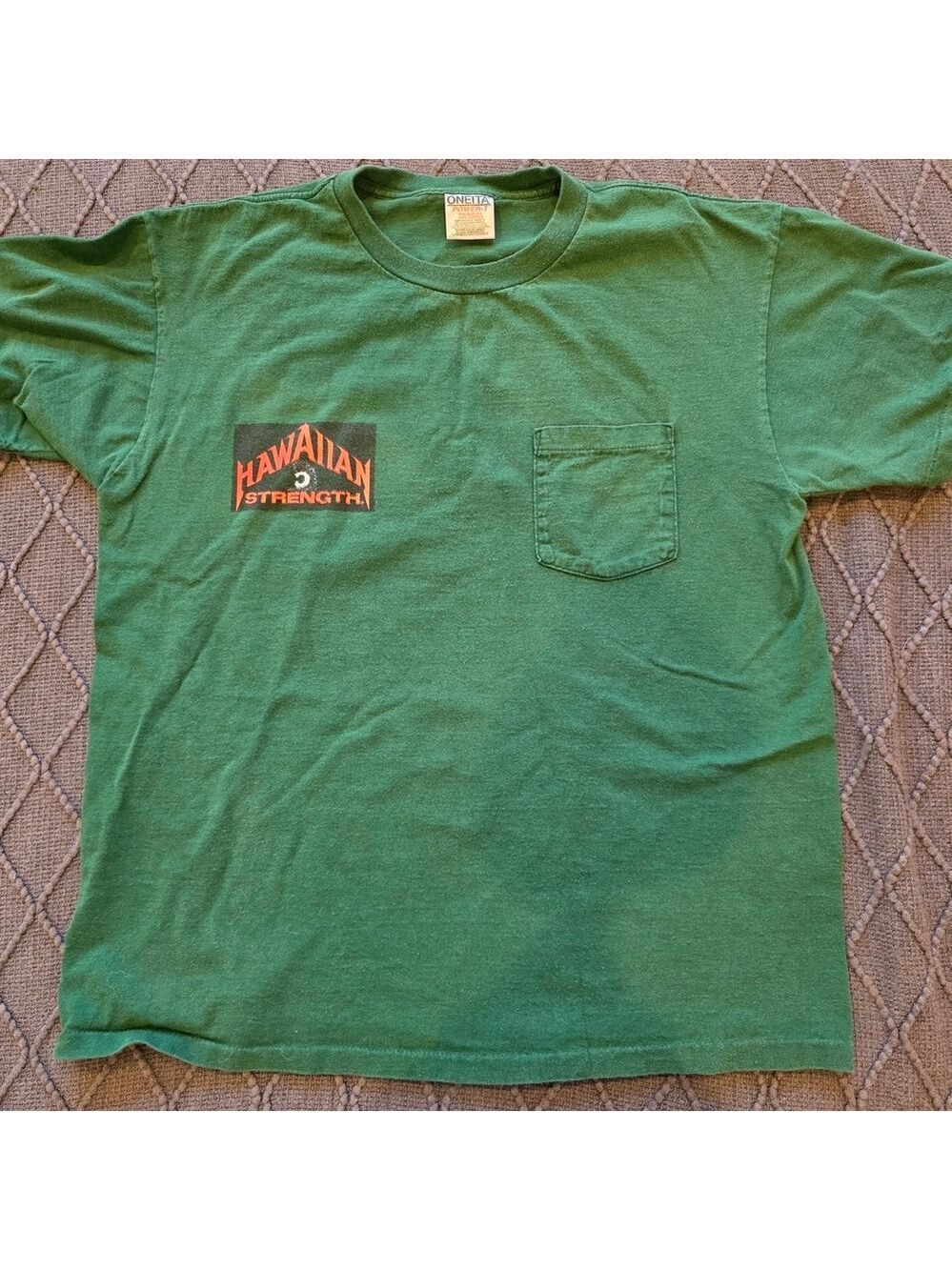 Hawaiian Strength Vintage Mens Tshirt